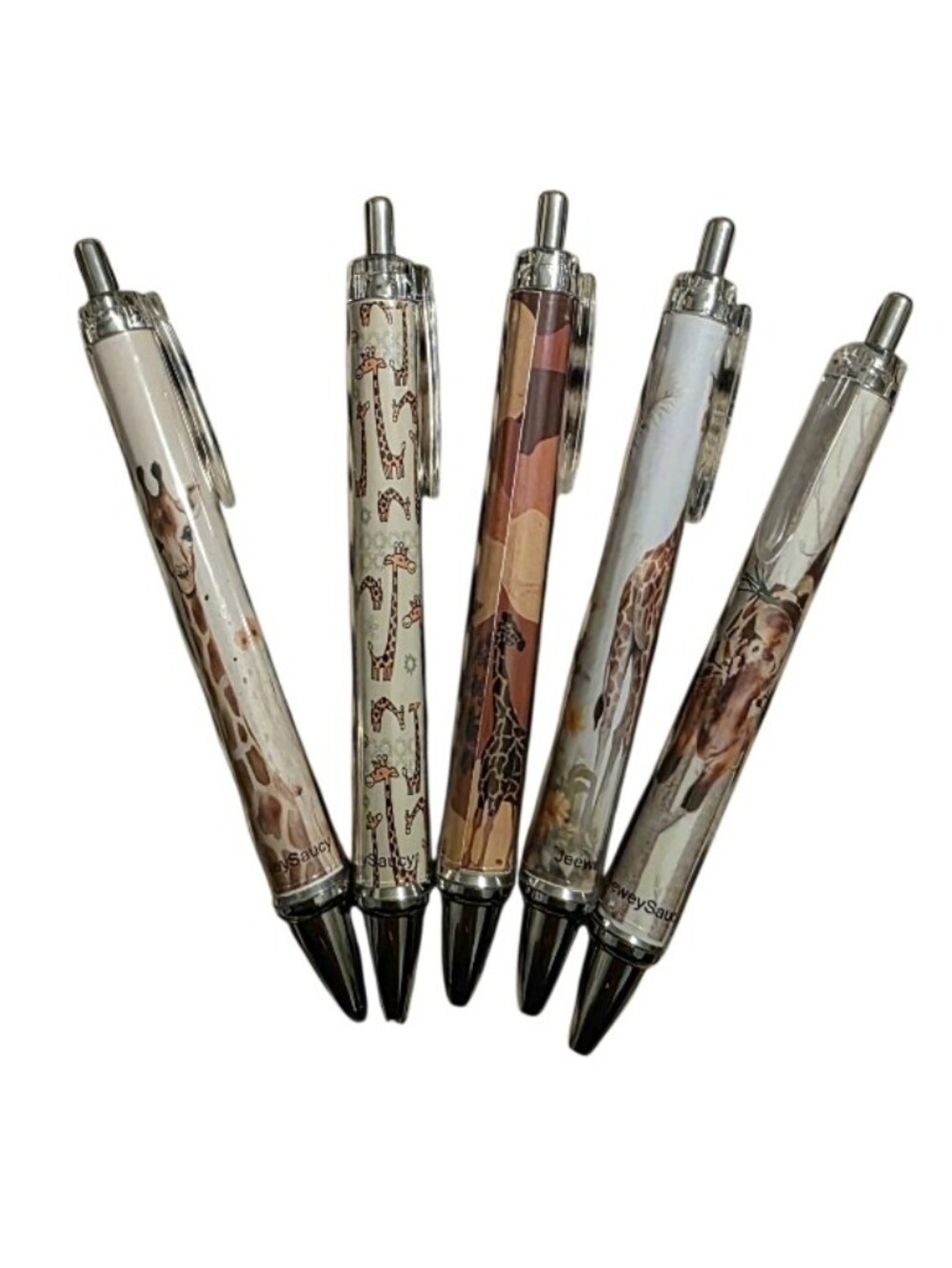 Ballpoint Pen Giraffe Deign - Choice Of One